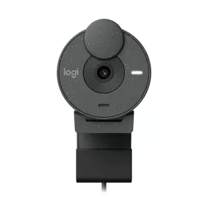 WEBCAM LOGITECH BRIO 300 | FULL HD | 1080p-30fps | NEGRO