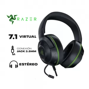 AUDIFONO RAZER KRAKEN X FOR CONSOLE GREEN  3.5MM  ESTEREO