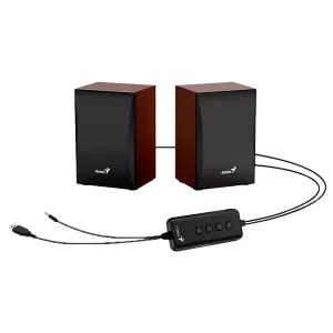 PARLANTE 2.0 GENIUS SP-HF380BT | BLUETOOTH-3.5MM | USB | WOOD