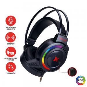 AUDIFONO CON MICROFONO GAMING XBLADE ORCUS VIBRADOR RGB