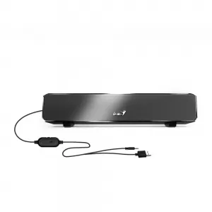 PARLANTE GENIUS SOUND BAR 100 MINI USB NEGRO