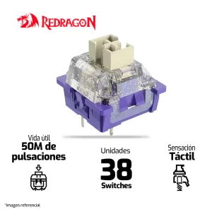 SWITCH REDRAGON PANDA TACTIL