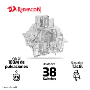 SWITCH REDRAGON PANDA CRYSTAL