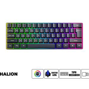 TECLADO HALION STRATOS HA-K617 | MEMBRANA | RGB