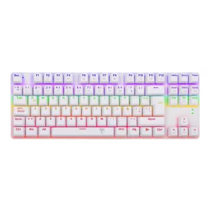 TECLADO T-DAGGER BORA T-TGK-315 | MECANICO | SW-BLUE | RGB | BLANCO