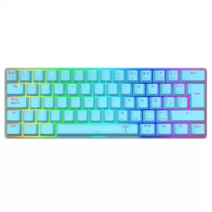 TECLADO T-DAGGER ARENA T-TGK321 | ESPAÑOL | MECANICO | SW-RED | RGB | AZUL