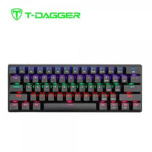 TECLADO T-DAGGER ARENA T-TGK321 | ESPAÑOL | MECANICO | SW-BROWN | RAINBOW | NEGRO