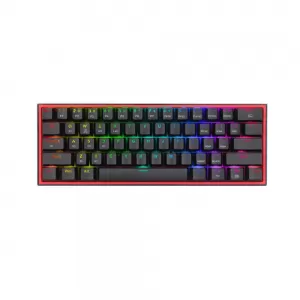 TECLADO REDRAGON FIZZ PRO K616  ESPAÑOL  INALAMBRICO  MECANICO  SW-RED  RGB  NEGRO