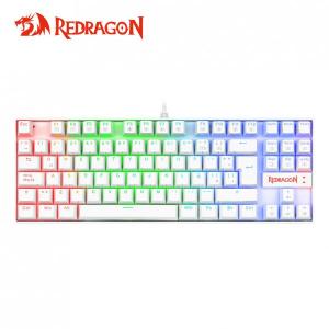 TECLADO REDRAGON KUMARA K552 | MECANICO | SW-BLUE | RGB | BLANCO