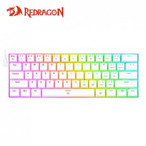 TECLADO REDRAGON DRAGONBORN K630 | INGLES | MECANICO | SW-RED | RGB | BLANCO