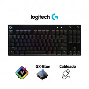 TECLADO LOGITECH GPRO | MECANICO | SW-GX BLUE | RGB | NEGRO