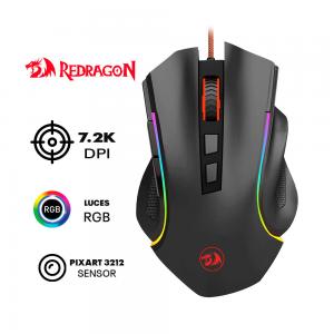 MOUSE REDRAGON GRIFFIN M607 7,200 DPI RGB NEGRO