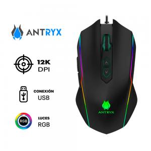 MOUSE GAMER ANTRYX CHROME STORM HAVOK X RGB