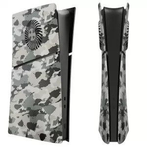 TAPA CARCASA CASE PARA PS5 SLIM DIGITAL CAMUFLADO