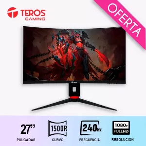 MONITOR PIXEL MUERTO TEROS TE-2764G  27″ 240HZ FULLHD CURVO VA