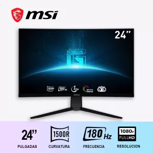 MONITOR GAMER MSI G2422C 24″ 180HZ CURVO FULLHD